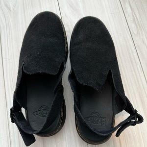 Dr martens Carlson suede sling back black 9